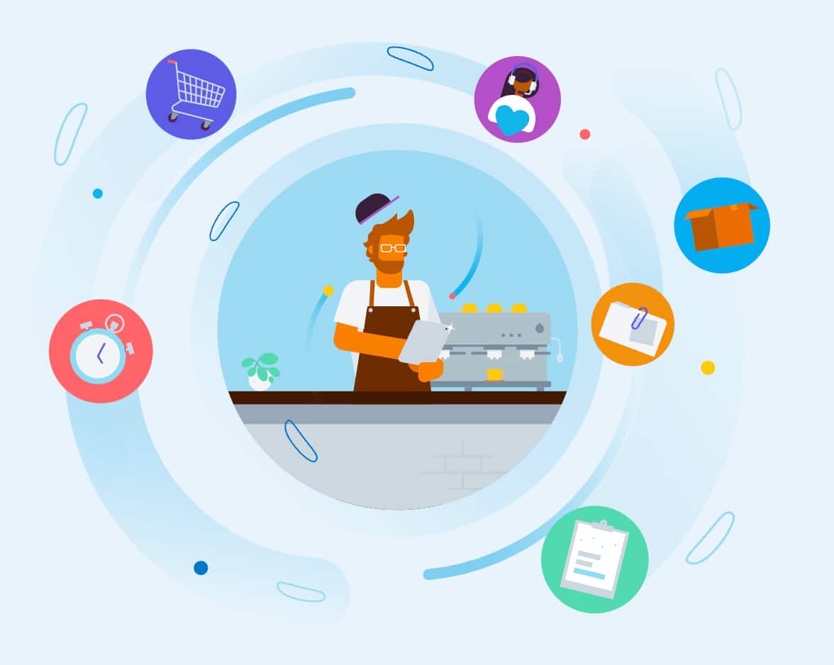 A series of app store icons