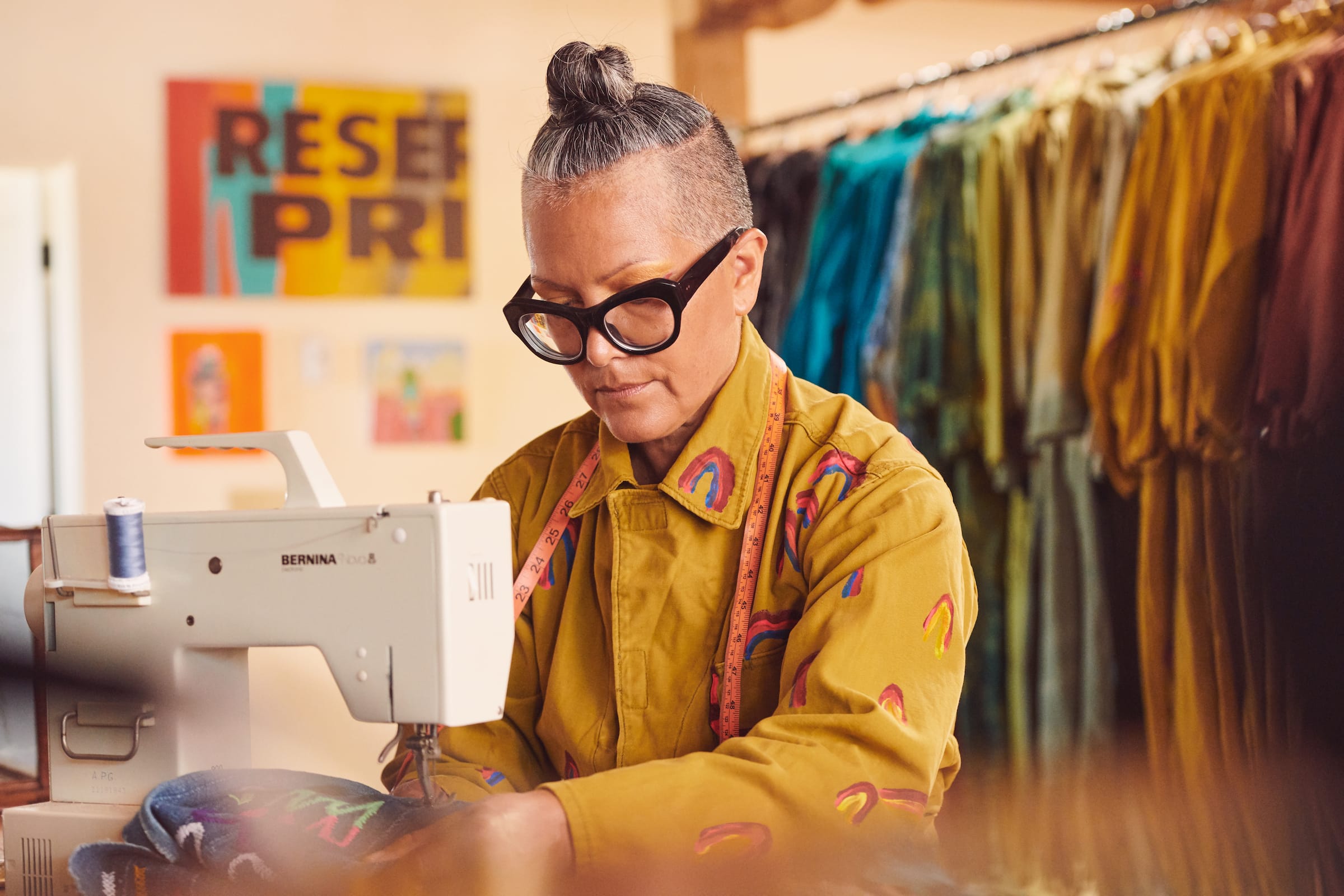 A textile business owner that uses Xero's accounting software.