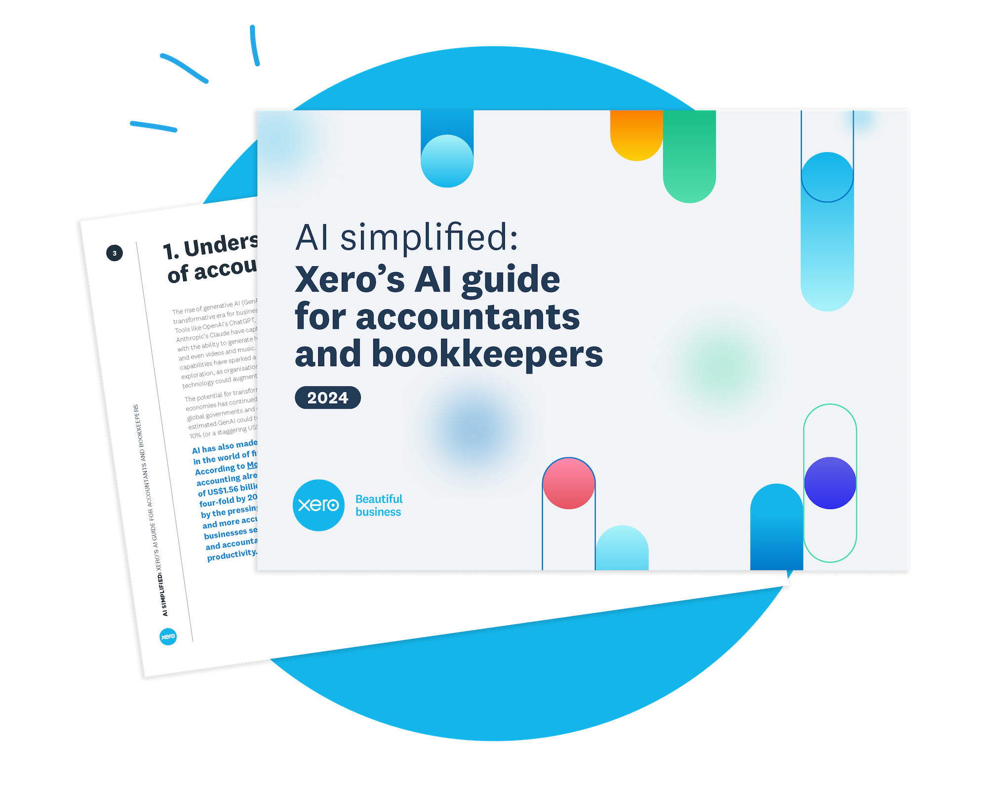 Cover of 'AI simplified: Xero’s AI guide for accountants and bookkeepers'