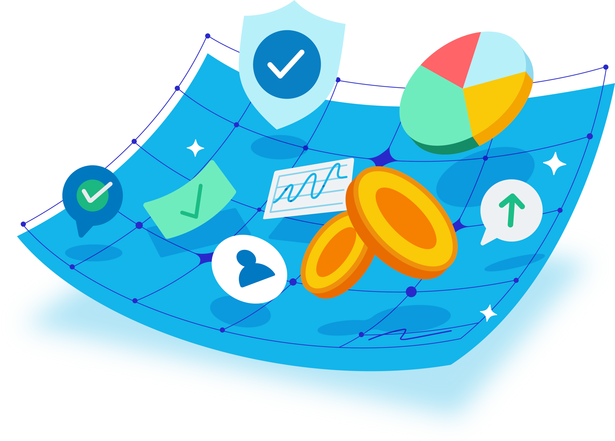 A business owner checks their financial position and accounting reports using the Xero Accounting app.