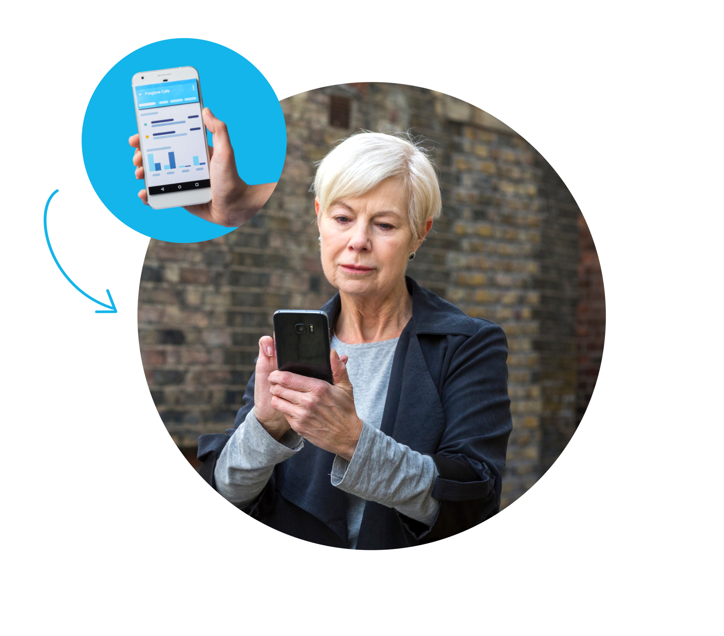  A business owner checks their financial position and accounting reports using the Xero Accounting app.