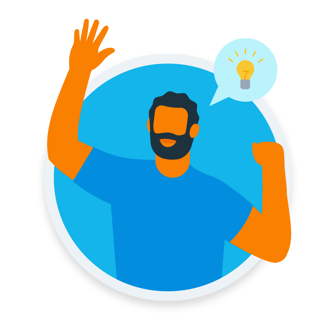 A personal trainer showing excitement over the idea of using Xero accounting software.